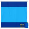 Amazon Esterilla para Camping al Aire Libre Playa Impermeable Plegable de Bolsillo Picnic Camping Playa Tela de Poliéster Cuadros