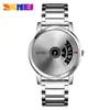 Reloj Skmei Moment Beauty 1260 Transfronterizo Personalizado de Negocios para Hombre Reloj de Cuarzo de Moda para Hombre sin Manecillas Creativo