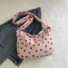 2024 Primavera e Verão Nova Bolsa de Mão Grande Capacidade Simples Moda Estilo Universitário Casual Veludo Cotelê Bolsa de Ombro