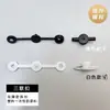 Accesorios de ropa en stock: cierres desechables antirrobo, etiquetas de plástico universales, cierres a prueba de manipulaciones, broches de presión en blanco y negro