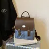 Mochila Retro de Gama Alta para Mujer 2025 Nueva Versátil para Viajes y Uso Diario Super Popular Mochila Pequeña para Salidas y Escuela
