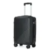Malas de Viagem Transfronteiriças Silenciosas com Rodinhas 20 polegadas ABS Conjunto de Três Peças Mala de Viagem Masculina de Grande Capacidade Mala de Mão com Zíper Feminina