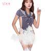 Pijama Sexy Feminino Gravata Borboleta Peça Única Renda Sem Cintura Traje Sexy Boate Casa Tentação Pijama Leve 9018