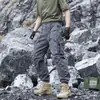 Calça de Trabalho An Yang 2026 Outono Novo Jogger Masculino de Algodão Lavado Largo com Múltiplos Bolsos Calça Casual Transfronteiriça