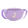 Bolsa de Peito Estilosa e Cool Estilo Coreano para Meninos e Meninas, Design Elegante com Letras Grandes, Bolsa de Cintura de Cor Sólida para Bebês, Novo Modelo 2026, Bolsa Infantil Transfronteiriça