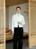ZA comercio exterior transfronterizo artículo popular de ropa para mujer 2026 otoño nuevo moda europea y americana chaqueta versátil con cuello alto y decoración de botones para mujer