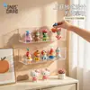 Caixa de Armazenamento BNBSClear Figura Desktop Montada na Parede Uso Duplo Tendência Brinquedo Caixa Surpresa Vitrine Ornamento Caixa à Prova de Poeira