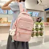 Nova Mochila Simples Xadrez Estilo Coreano para Alunas, Mochila Escolar Leve e Estilosa para Homens, Casual, Redutora de Peso, Mochila à Prova d'Água