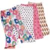 Calça boca de sino floral com bolinhas estilo coreano para meninas, fina de seda gelada, moderna, calça infantil para atacado