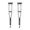 Muletas axilares, Muletas duplas de aço inoxidável, Antiderrapantes, para Pessoas com Deficiência com Fraturas, Leves, com Altura Ajustável, para Idosos