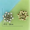 Colar Ursinho Borboleta Pérola Metal Retro Adereços Tiara Acessórios Incrustados com Strass Capa de Celular Enfeites Acessórios Acessórios de Cabelo Fecho