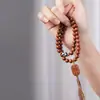 Pulsera Estilo DIY de Madera de Azufaifo, Tamaño 8mm, Cadena Decorativa Unisex Estilo Chino, Joyería de Cuentas de Oración, Venta al por Mayor desde el Fabricante