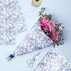 Wx004 Padrão de Porcelana Azul e Branco Papel Sydney 17g Flor Presente Doce Papel de Embrulho à Prova de Umidade Papel de Seda Atacado Temu