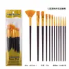 Amazon Juego de 12 Pinceles para Pintura al Óleo Mango de Plástico Pincel para Pintura Artística Acuarela Gouache Juego de Pinceles para Pintura al Óleo