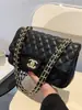 Bolsos Transfronterizos, Bolsos Nuevos para Mujer, Venta al por Mayor de Verano, Moda Europea y Americana, Bolso Bandolera de un Solo Hombro, Bolso de Cadena Versátil de Rombo, Estilo Chanel Pequeño