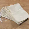 20 Piezas de Gasa de Algodón Puro 10*15cm Bolsas para Sopa con Cordón, Bolsas para Condimentos y Marinadas, Bolsas para Medicamentos, Bolsas para Sopa, Bolsas Filtrantes, Tamaño Pequeño
