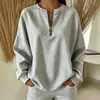 Moletom casual com meio zíper, estilo europeu e americano, mais vendido internacionalmente, para mulheres, gola redonda, mangas caídas, com bolsos, peça para vestir por cima, disponível para dropshipping