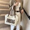 Bolsa Tote Fashionável Estilo Coreano para Mulheres Outono e Inverno 2026 Nova Bolsa de Ombro Casual de Grande Capacidade Bolsa Versátil para Mulheres