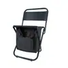 Silla de Hielo Portátil para Viajes al Aire Libre con Bolsa de Almacenamiento y Respaldo Función de Aislamiento Silla Plegable de Ocio para Pesca Tres en Uno