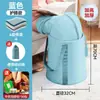 Cubo Plegable para Baño de Pies de Viaje con Tablero Aislante Cubo Profundo Cubo Portátil Multifuncional para Baño de Pies Hogareño Aislamiento de Cinco Capas con Tapa