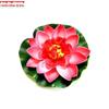 Simulação Lotus Decoração Lotus Fish Tank Pool Plástico Lotus Ornamentos Lagoa Lotus Flutuante Falsas Folhas de Lótus na Água