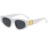 Gafas de sol de moda Yingling para mujer, huecas, montura pequeña con forma de B, gafas de sol retro ojo de gato, estilo personalidad INS, venta rápida transfronteriza