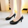 Zapatos Planos Tallas Grandes para Mujer Otoño 2025 Nuevos Zapatos Planos de Punta Fina y Boca Baja para Todas las Estaciones Moda Tacón Grueso Zapatos de Tacón Alto para Mujer Zapatos de Trabajo
