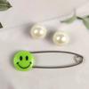 Fábrica por atacado candy color multi-purpose bebê aço inoxidável coque de segurança pino smiley rosto pino