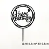 Inserts para Bolo de Aniversário de Celebridade da Internet em Acrílico Decoração Espelhada Refletiva Cartão em Inglês para o Dia das Mães