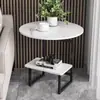 Mesa de Centro Personalizada Sala de Estar Esquina de Sofá Mesa Auxiliar Hogar Dormitorio Mesita de Noche Mesa Pequeña de Café Apartamento Pequeño Mesa de Té de Doble Capa