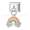 Colgante de Amor Venta Caliente Transfronteriza Módulo de Pulsera Combinable Empalmable de Sección Única 9 mm Pulsera Módulo Adornos de Mano DIY Lindos Venta al por Mayor