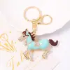 Chaveiro Popular de Cavalo Transfronteiriço Pequeno Pingente Pequenos Acessórios de Joia Metal Animal do Zodíaco Chaveiro de Cavalo Atacado