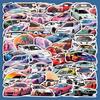 50 pegatinas para coches deportivos, supercoches, portátiles, portátiles, carcasas de teléfonos móviles, pegatinas transfronterizas.