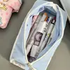 Estojo Explosões do Livro Vermelho Pequeno Design de Casinha Estilo Pequeno Fresco Fofo Caixa de Papelaria Grande Capacidade Bolsa de Armazenamento Nicho para Estudante