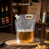 Bolsa de Nylon, Bolsa para Cerveja para Levar, Bolsa de Embalagem Transparente de Grande Capacidade, Bolsa de Embalagem Selada, Bolsa de Água para Exterior, Selo de Grau Alimentício
