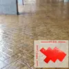 Material de Piso Embossado de Cemento, Molde de Concreto con Película Colorida, Material de Refuerzo para Pavimento Impreso, Agente Protector en Polvo para Retirar Película