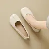 Mocasines de Piel Suave con Suela Blanda para Mujer, Nuevo Estilo Verano 2026 Zapatos Planos Mary Jane, Zapatos de Abuela, Zapatos de Oficina, Zapatos de Piel para Maternidad