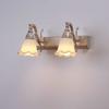 Lámpara delantera de espejo de estilo europeo al por mayor Lámpara LED de baño americana Lámpara de pared para espejo de baño tocador impermeable boca de rosca E14 gratis