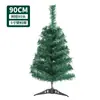 Árvore de Natal Mais Vendida Transfronteiriça 1,2m / 1,5m / 1,8m Supermercado Doméstica Verde Criptografada PVC Mini Árvore de Natal