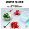 Caixas redondas descartáveis para viagem, recipientes para fast food, caixas de frutas, lancheiras plásticas com tampa, recipientes redondos para alimentos