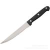 Cuchillo de pan de cocina con mango de plástico PP al por mayor, cuchillo de carne dentado de acero inoxidable, cuchillo occidental con mango de madera, cuchillo occidental para carne.