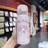 Taza Térmica de Acero Inoxidable para Doble Bebida con Dibujos, Vacío, Taza Infantil con Popote, Stitch Taza para Doble Bebida, Mickey Taza de Agua para Estudiante
