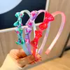 Diadema de Moda Nueva Estilo Coreano Transfronteriza con Dos Lazos para Niños, Diadema de Princesa para Bebé Que No Aprieta la Cabeza y Mantiene el Cabello en su Lugar