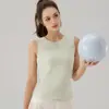 Chaleco de Running y Yoga Ultra Delgado, Holgado, Transpirable, Sensación de Piel Desnuda, Ropa Exterior Elástica Moldeadora sin Mangas, Top de Fitness para Pilates