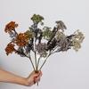 Arbusto de Flores de Hortensia Artificial de 3 Cabezas Más Vendido Transfronterizo para Decoración del Hogar, Accesorios de Fotografía, Bodas y Mesa de Comedor