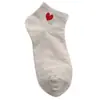 Meias Femininas Amor de Primavera e Verão Meias Brancas Pequenas Estilo College Meias Curtas para Meninas Meias Fofas para Estudantes Meias Barco Meias Japonesas para Crianças