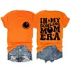 Era de mamá de bolos diversión de bolos cuello redondo casual para mujer capa base camiseta Amazon transfronteriza holgada manga corta