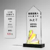 Troféu de cristal com impressão colorida de alta qualidade, letras coloridas criativas, vidro, prêmio de competição para funcionários notáveis, medalha comemorativa, atacado