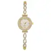 Reloj de Mujer con Pedrería de Moda Pulsera para Damas Relojes de Cuarzo Reloj