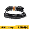 Candado con Contraseña para Casco de Bicicleta de Montaña, Candado Retráctil de Cable de Acero Antirrobo para Vehículo Eléctrico, Candado de Cadena Especial Portátil para Motocicleta